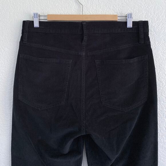 NWT J. Crew Black High Rise 11.5" Straight Leg Corduroy Pant Minimalist Size 31 - Picture 8 of 15